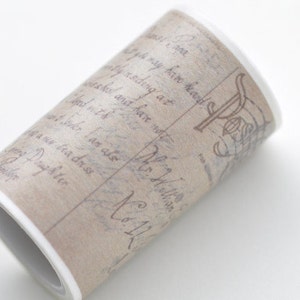 Carta retro Washi cinta ancha cinta de enmascaramiento 60 mm de ancho x 5M No.12535