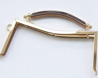 Retro Gold Handle Purse Frame Screws Style Bag Hanger With Handle 20cm( 8" )