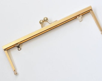 Light Gold Opening Channel Purse Frame  20.3cm x 6.4cm