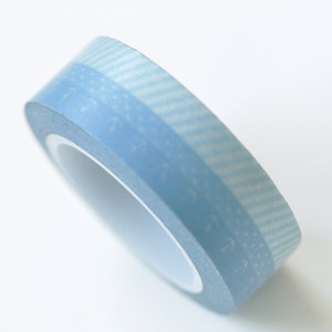 Elegant Blue Washi Tape 15mm Wide x 10m Roll No.13240