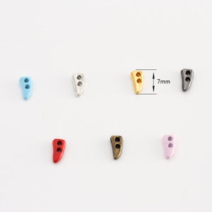 Mini Metal Button 7mm Various Color 10pcs A Pack