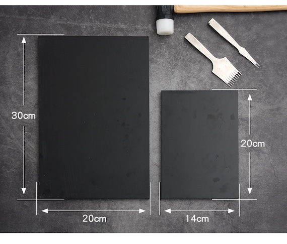 Black Nylon Thick Leather Cutting Pad, Rubber Mat, Cutting Mat Two Sizes