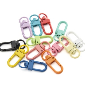 Colorful Trigger Snap Hooks / Purse Hook / Key Hook/Swivel Hook 10pcs A Pack 13x33mm Pick Color