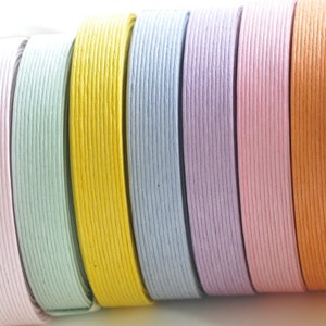 Japanese Craft Tape Paper Craft Band Basket Supplies 1.5cm x 5M/10M/20Meters Roll 23 Colors Available image 4