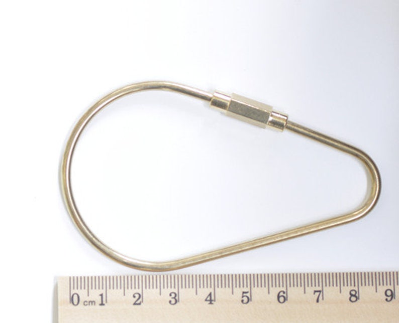 Brass Key Rings Unique Key Ring Maker 7 Styles Pick Up the Etsy