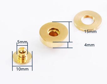 1 cierre magnético para bolso de 15 mm. Elige el color.