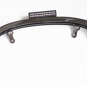 17cm x 7.5cm Gunmetal Purse Frame Clutch Bag Purse Frame