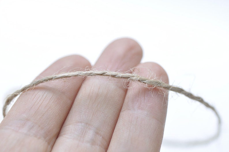 Natural Organic Hemp Rope/hemp Rope Cord/garden Twine 1.5mm X Etsy