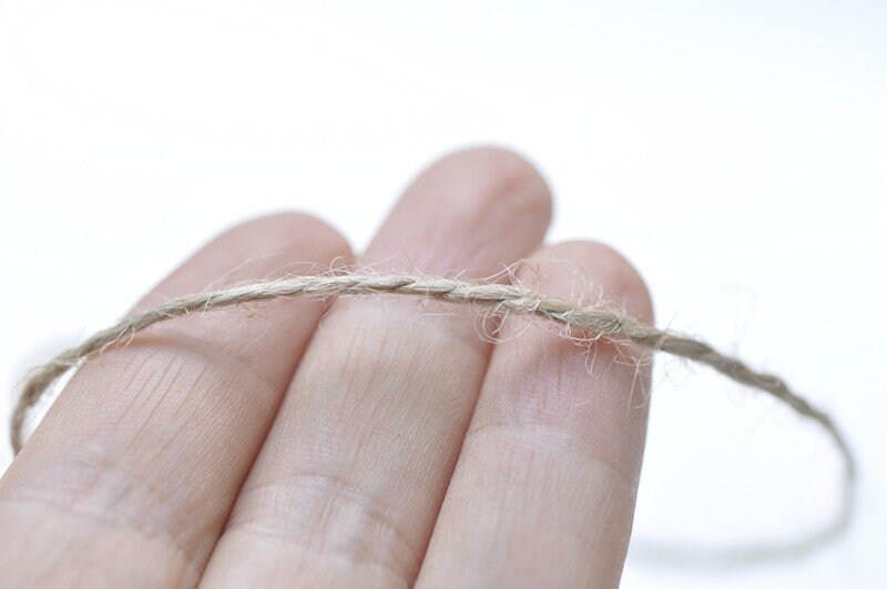Natural Organic Hemp Rope/hemp Rope Cord/garden Twine 1.5mm X | Etsy