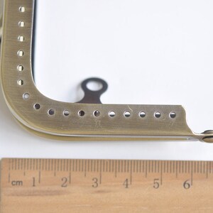 Marco de bolso de metal retro / marco de la manija de coser el marco del bolso 12.5cm 5 pick color imagen 9