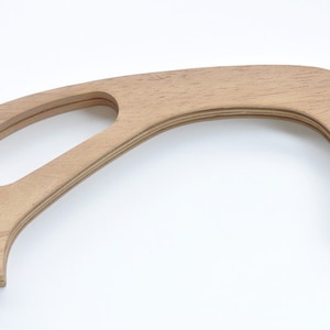 25cm ( 10&quot;) Retro Purse Frame / Large Wood Handle Purse Frame With Screws