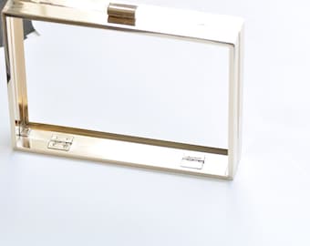 Gold Purse Frame Clutch Bag Purse Frame 20.5cm x 15cm