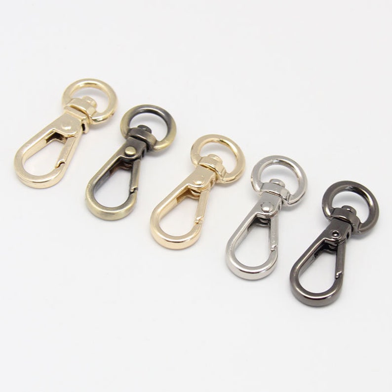 3/8 1cm Snap Purse Hooks Swivel Lobster Clasps 2pcs A Etsy