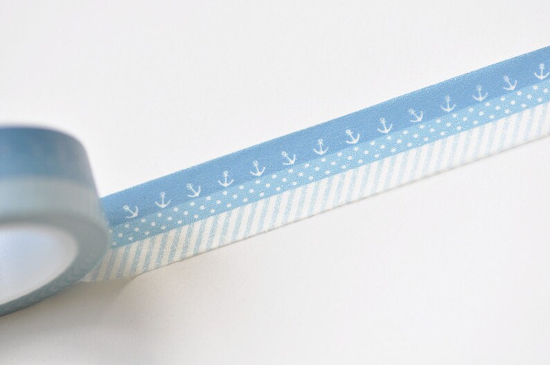 Anker Washi Tape Vintage Deko Tape / Japanisches Masking Tape 15mm breit x 10M lang No.12625 Bild 3