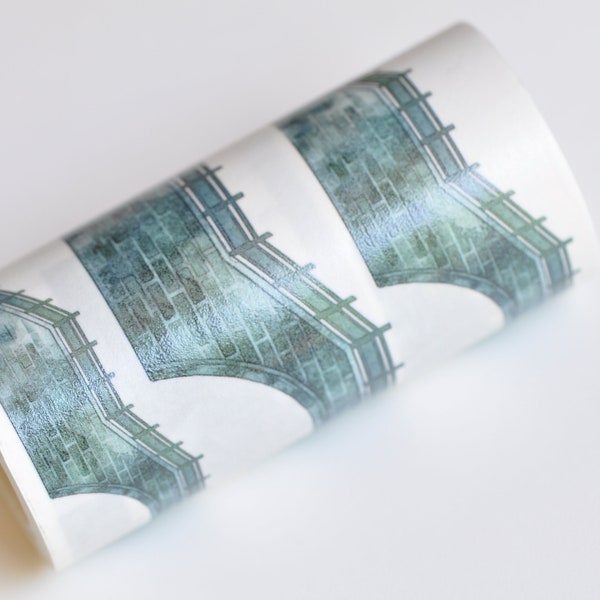 Bridge Washi Tape Wide Masking Tape With Released Paper 85mm wide x 5 Meters