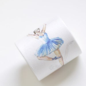 Elegante Ballett Tänzerin Ballerina Washi Tape / Klebeband 40mm x5M Nr.12616