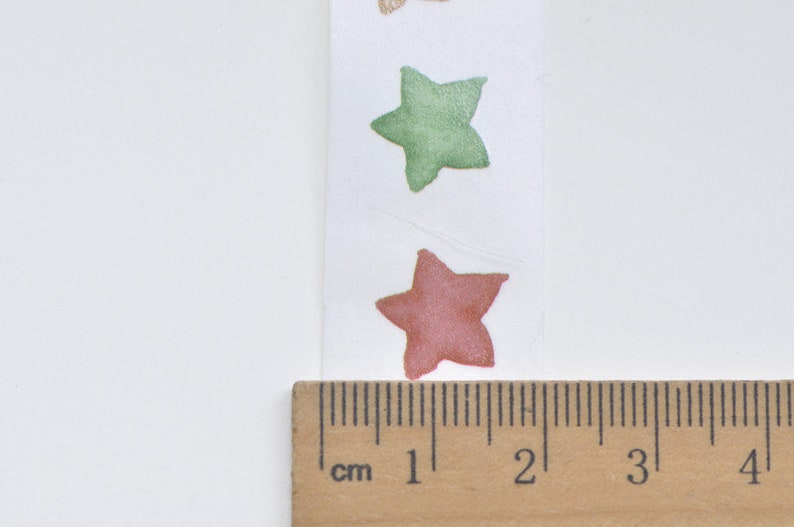 Colorful Star Washi Tape Scrapbook Supply 20mm x 3M Roll No.10561