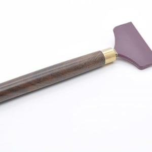 Glue Spreader Glue Applicator Sticks Leather Project Essential Wood Handle Hard Rubber Width 45mm/60mm