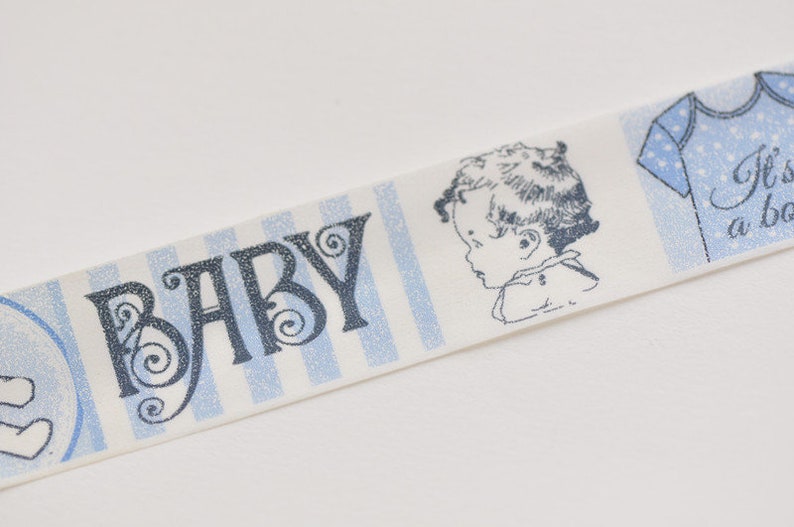 Blue Baby Washi Tape Lovely Baby Masking Tape 20mm x 10M Roll No.12241