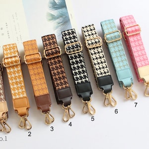 38mm Width Bag Strap Adjustable Length 86-128cm With Lobsters