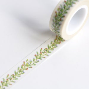 Grünes Blatt Basteln Washi Tape Scrapbook Lieferung 15mm breit x 10 Meter Rolle No.12667 Bild 4