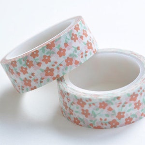 Fancy Floral Design Washi Tape 15mm Wide x 5 Meters Roll No.10589