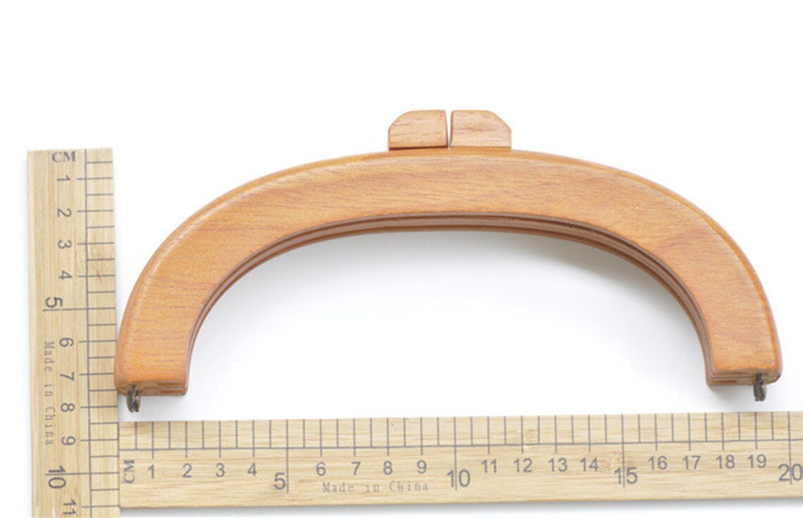 20cm 8 Retro Purse Frame Wood Handle Purse Frame With Etsy