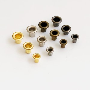 Kleine Größe Öse mit Werkzeug Leder Handwerk Reparatur Grommet 1,5mm/2mm/2,5mm /Pick Farbe und Größe/ 10 Sets A Pack