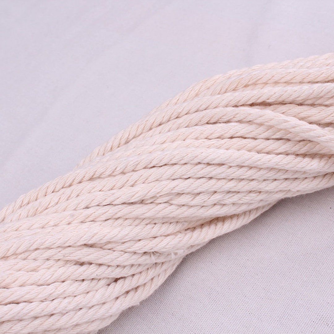 4mm X 20 Meters Natural Cotton Rope Decoration Rope - Etsy