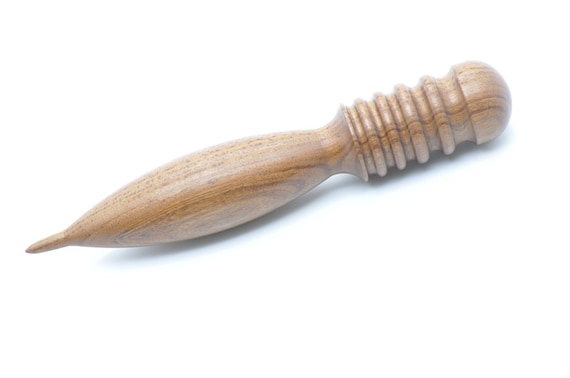 1 Piece Wooden Burnisher Leather Tool Pick Size