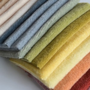 Teddy Bears Fabric Soft Fabric For Toy Stuffed Animal Making 32cm x 24cm (12”x 9”) Pick Color
