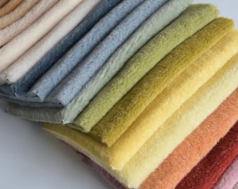 Teddy Bears Fabric Soft Fabric For Toy Stuffed Animal Making 32cm x 24cm (12”x 9”) Pick Color