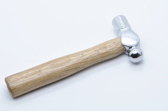 1 Piece Mini Leather Thread Hammer 155mm