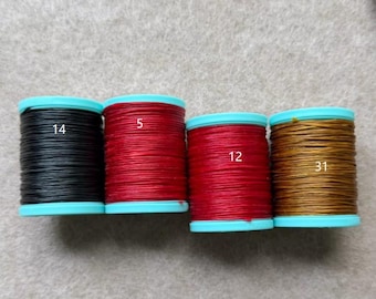 1 Roll 0.6mm Highlight Thailand Waxed Thread Bracelet Cord 40 Meters A Roll Pick Color