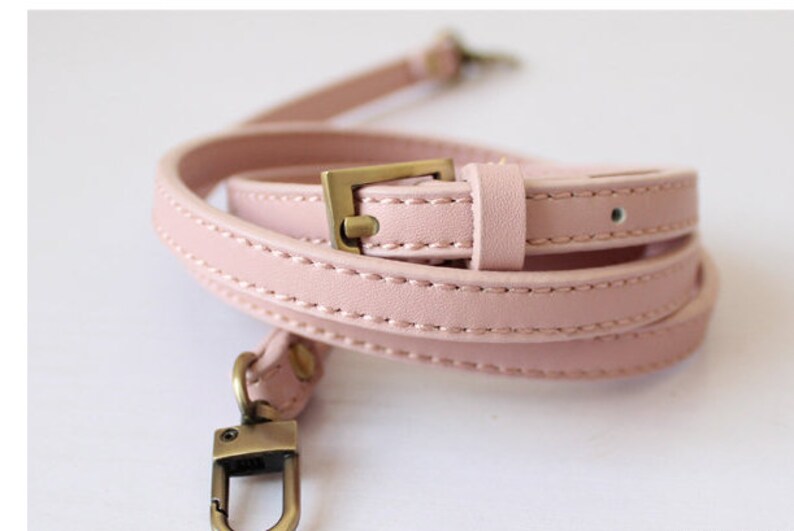9mm Width Leather Shoulder Handbag Strap Adjustable 107125cm Etsy