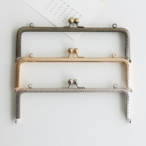 25cm Retro Metal Sewing Purse Frame /Handle Purse Frame Pick Color image 1