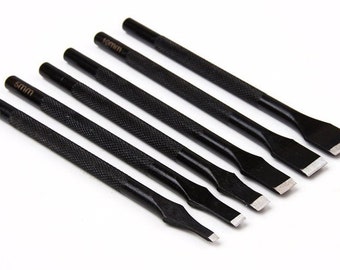 Leather Flat Punch Chisel Making Slots In Leather 3mm/5mm/6mm/8mm/10mm/12mm