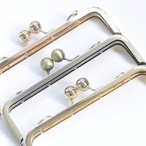 Metal Purse Frame Clutch Bag Purse Frame With Screws Three Colors 20cmx6.5cm