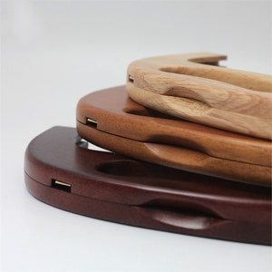 25cm ( 10&quot;) Retro Purse Frame Large Wood Handle Purse Frame With Screws Pick Color