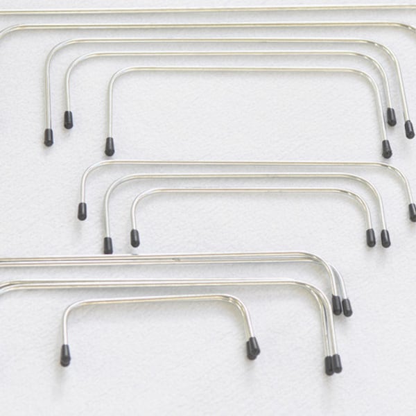 One Pair Internal Purse Frame Rectangular Internal Wire Frames 10cm(4"), 13cm(5"), 15cm(6"), 20cm(8"), 25cm(10"), 30cm( 12") Pick Up Size