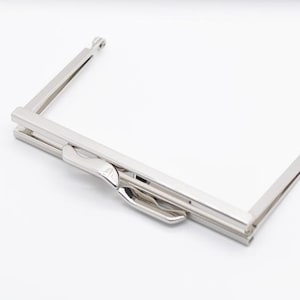 Silver Color Purse Frame Open Channel Wallet Purse Frame 12cm （4.72”）