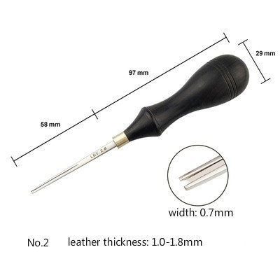 Leather Edge Bevelers 0.7mm Leather Working Tools Edge Skiving Beveler Leather Skiver Tool for Leathercraft Working