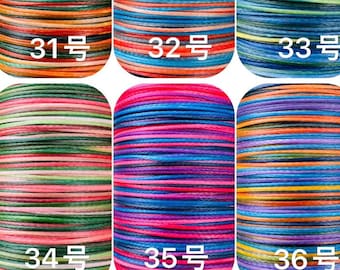 Waxed Polyester Thread Leather Craft Hand Sewing Essential No.31-No.85 Pick Width/Color