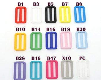 38mm Plastique Strap Adjuster Strap Sliders Pick Color