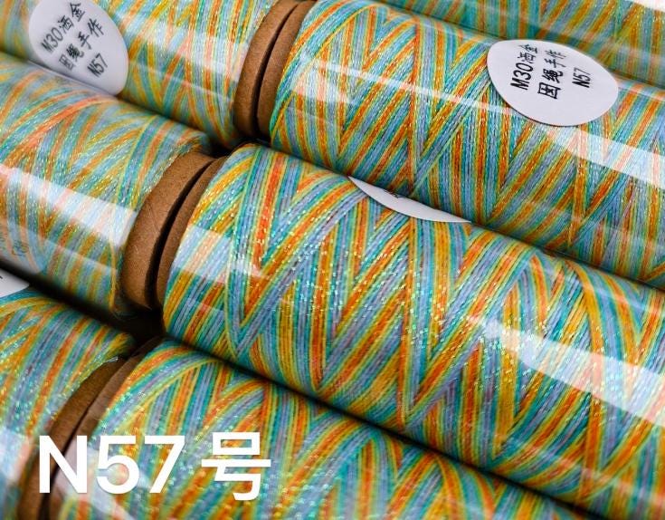 0.55 mm x 80メートル グリッターワックスコードブレスレットコードNo