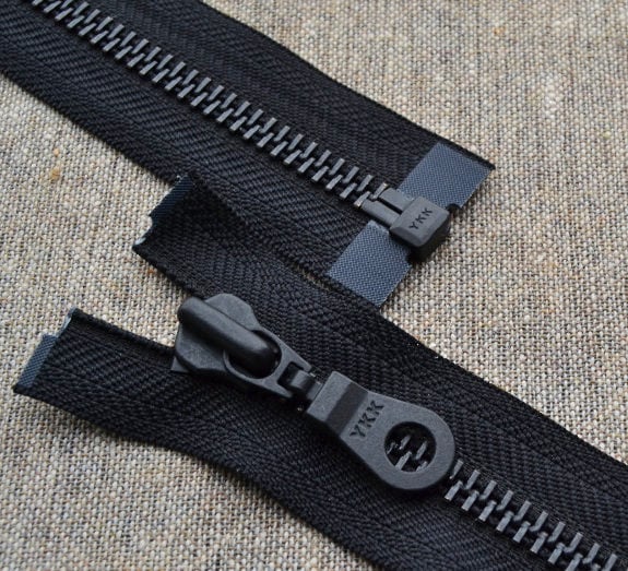 American & Efird YKK Vislon Sport Wendbarer Reißverschluss, 61 Cm, Weiß – Trennbar Für Jacken & Westen