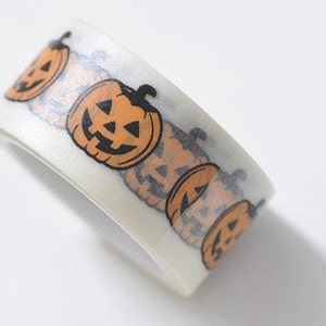 Halloween Washi tape pompoen masking tape 20mm x 5M lange decoratieve tape No. 12409