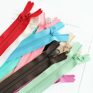 Cerniere per borse n. 3 colori arcobaleno 15 cm/20 cm/25 cm