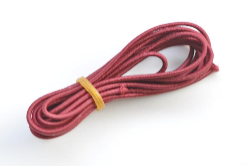 MECCANIXITY Banda Elastica Twill 5 Cm, Piatta, 1 Rotolo 4 Metri, Colore Marrone Scuro, Per Cucito, Cinture, Pantaloni E Fai Da Te