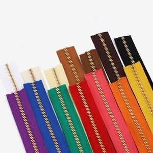 Handbag Zippers Brass Teeth 10cm  No.3/No.5 Pick Style And Color